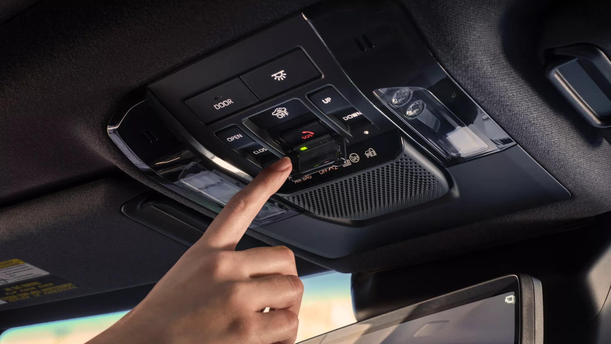 2025 Toyota Land Cruiser Overhead Controls