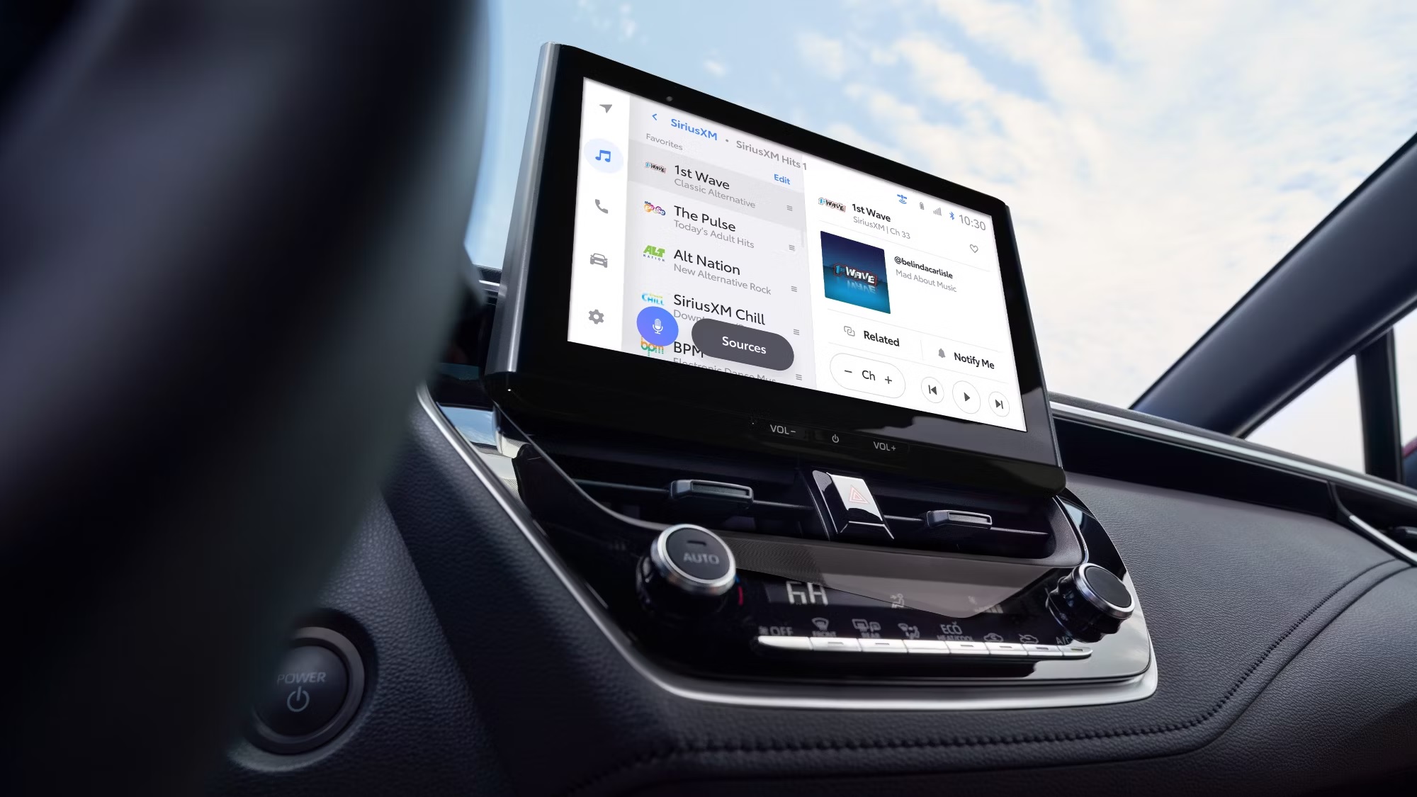 2025 Toyota Corolla Hybrid Touchscreen with SiriusXM®