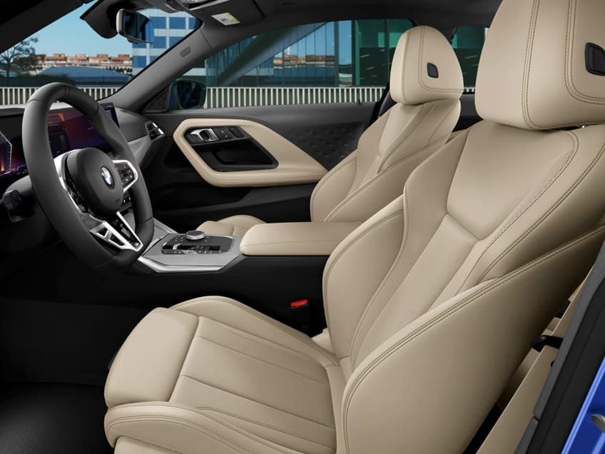 2025 BMW 2 Series Coupe Perforated SensaTec Upholstery