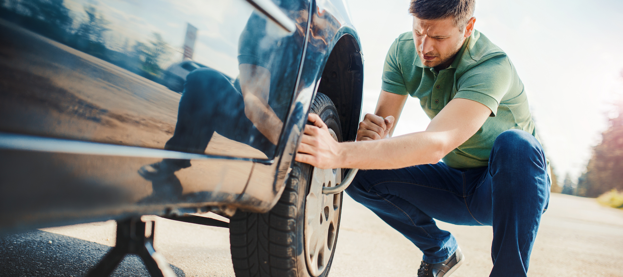 How to Change a Flat Tire near Arlington, VA