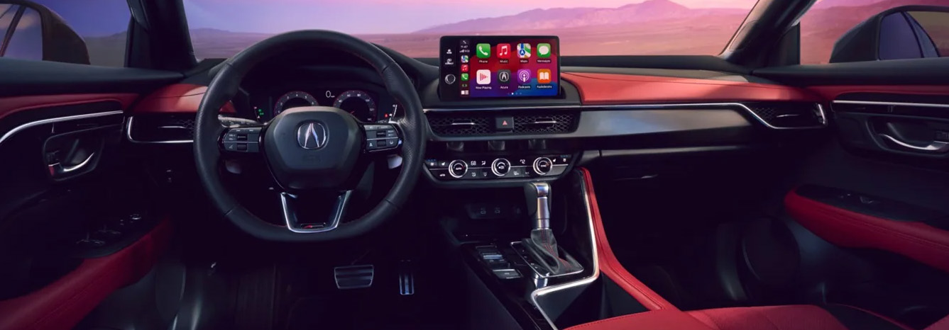 Get more information on the All-New Acura ADX coming to Chesapeake, VA - Interior Dash area photo shown.