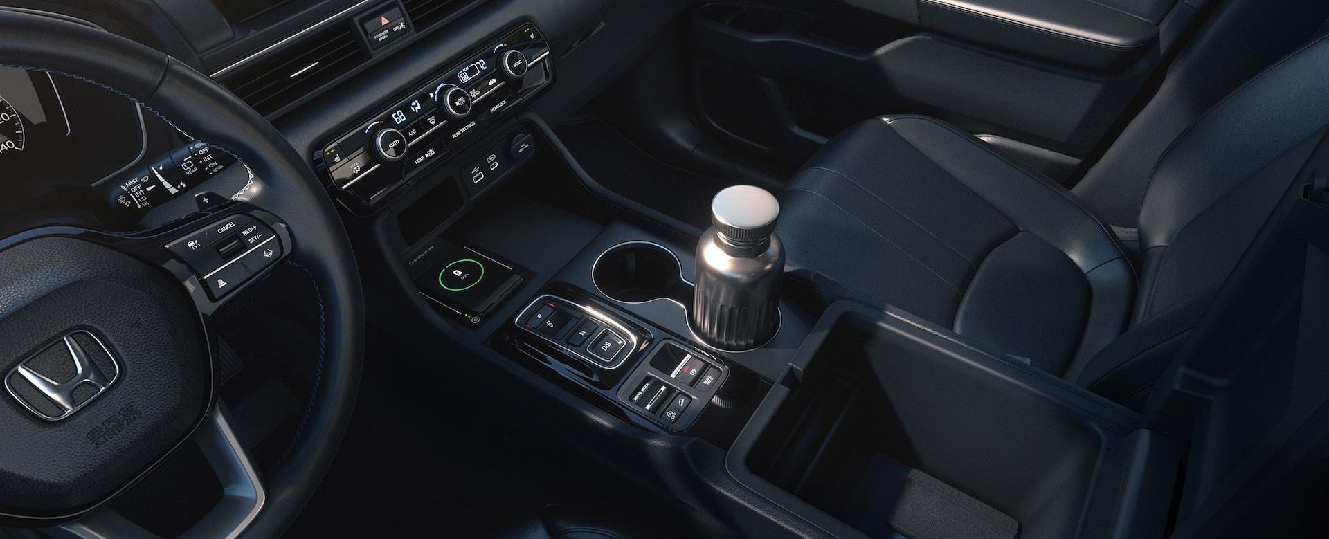 2025 Honda Pilot Center Console