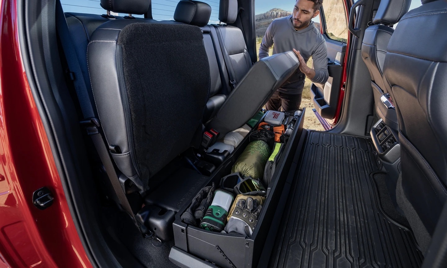 2025 Ford F-150 Underseat cargo