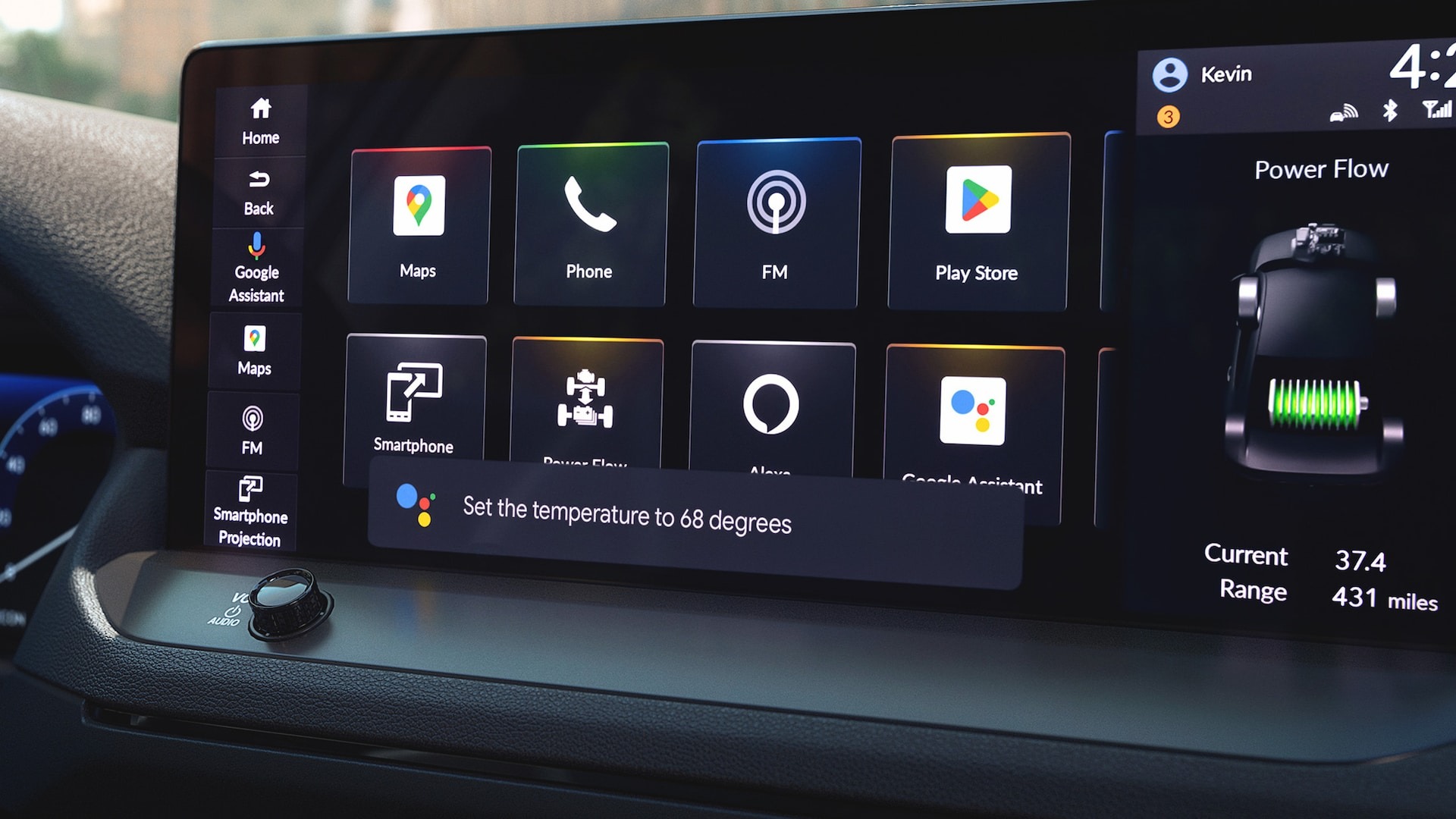 Todos los modelos del Honda Accord Hybrid 2025 vienen con una pantalla táctil extra ancha de 12.3 pulgadas.