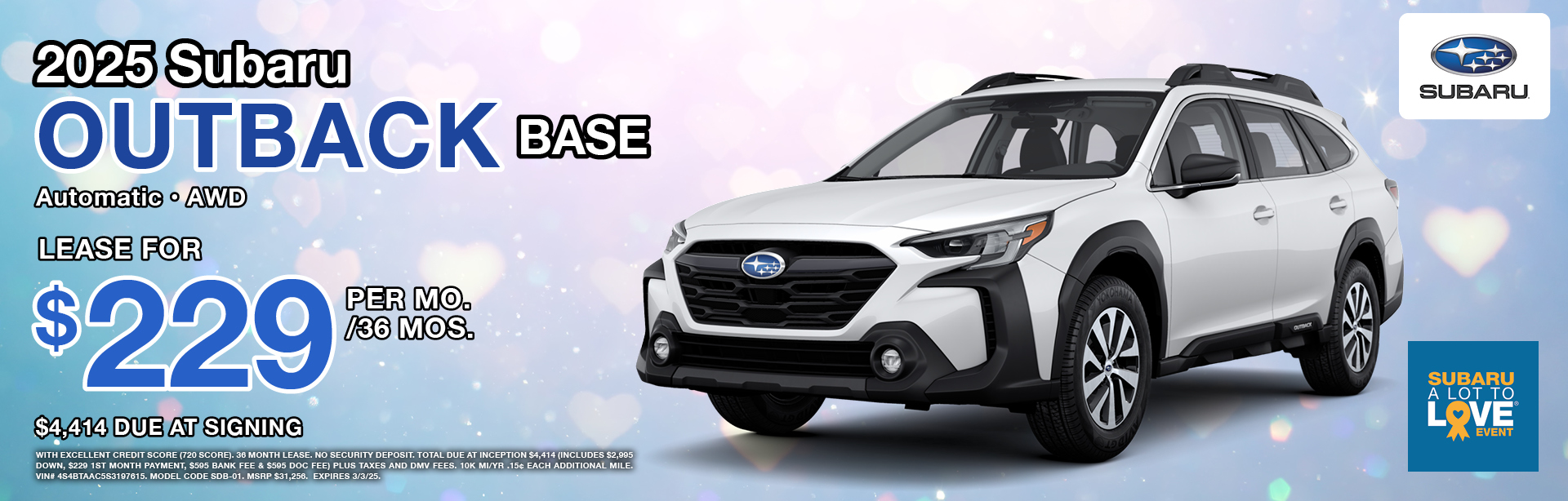 New Subaru Vehicle Specials in NJ | Subaru of Morristown