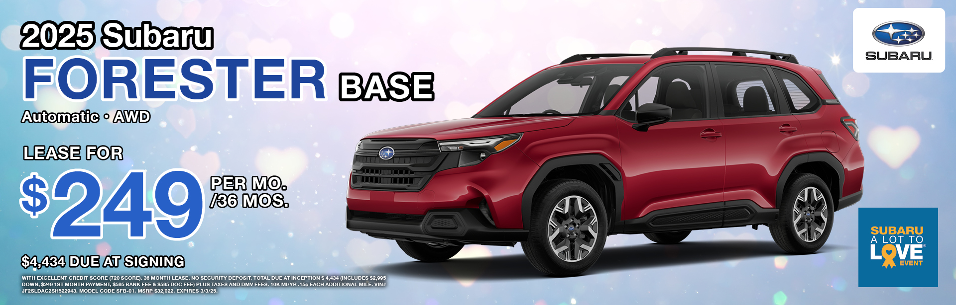 New Subaru Vehicle Specials in NJ | Subaru of Morristown