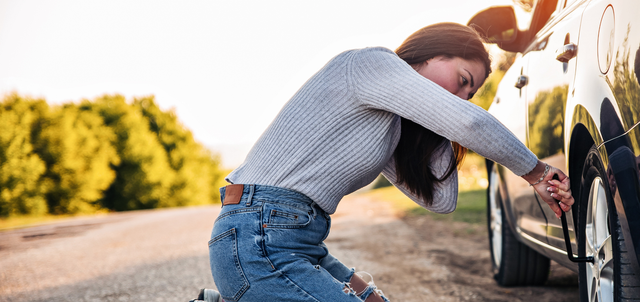 How to Change a Flat Tire in Goleta, CA