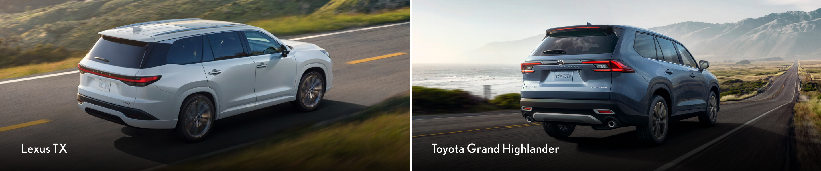 Lexus TX Vs. Toyota Grand Highlander: Luxury SUV Comparison