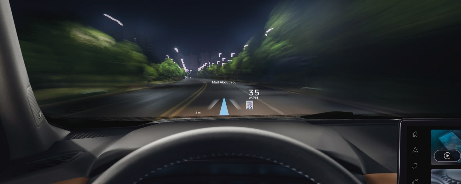 2025 Nissan Rogue Head Up Display