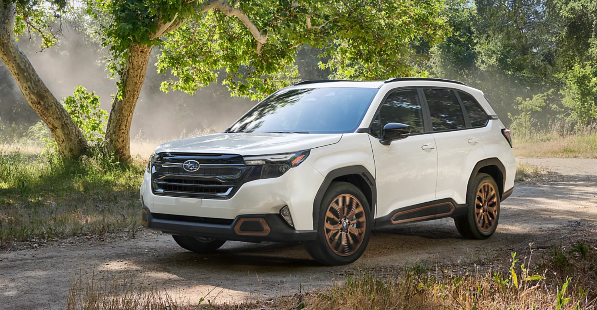 2025 Subaru Forester Sport in Crystal White Pearl