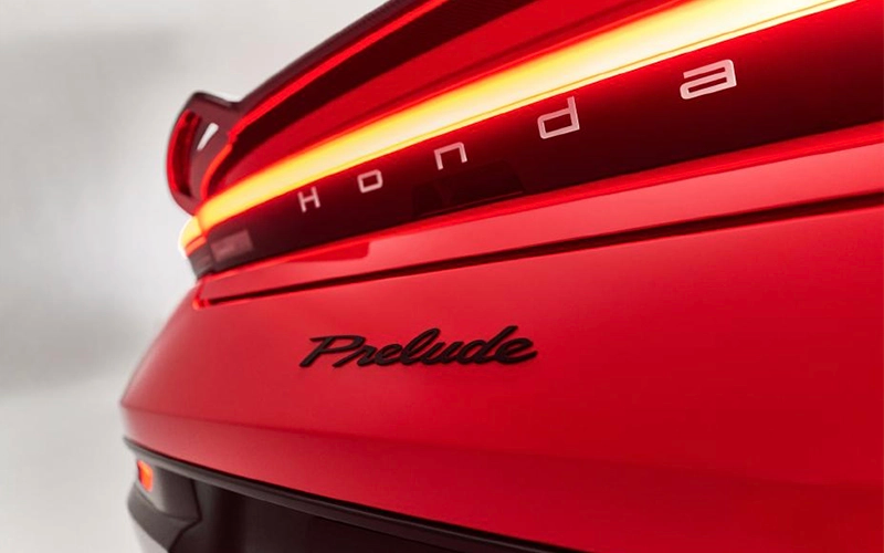 2026 Honda Prelude Rear Badging