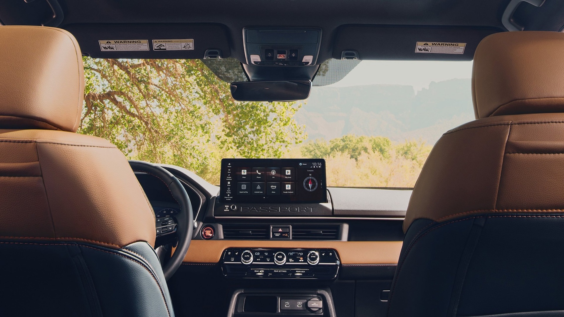 El interior del Passport te ofrece comodidad y tecnologia para que disfrutes a pleno cada travesía.