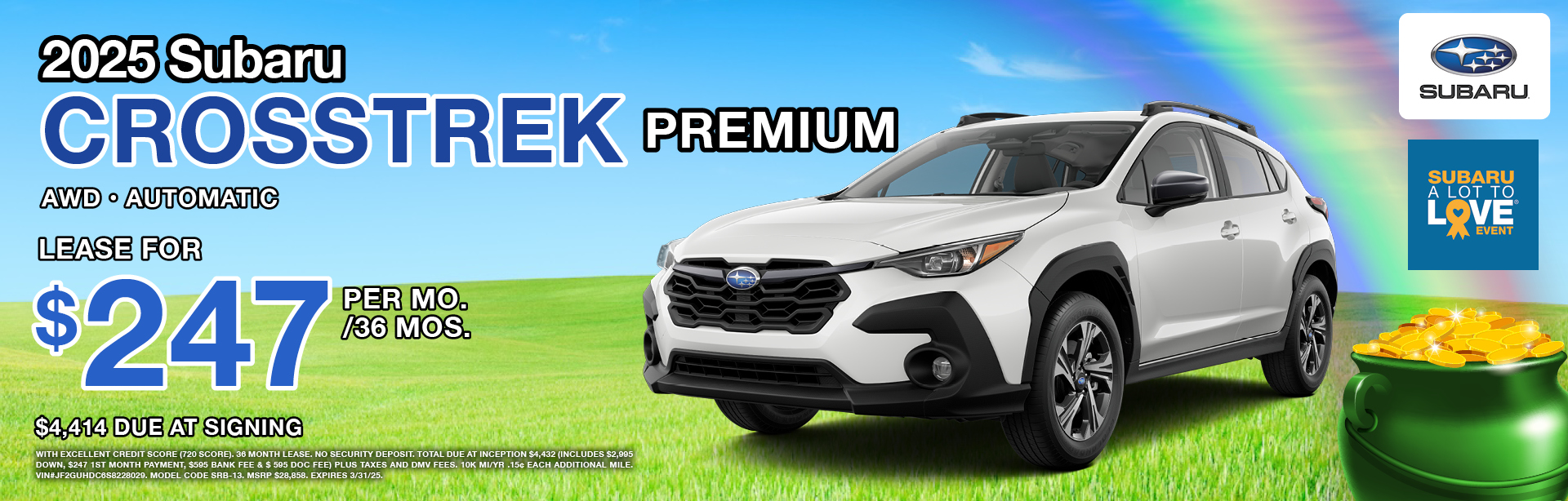 New Subaru Vehicle Specials in NJ | Subaru of Morristown
