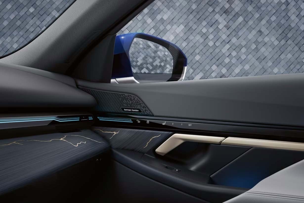 2025 BMW 5 Series Sedan Door Trim and Speaker