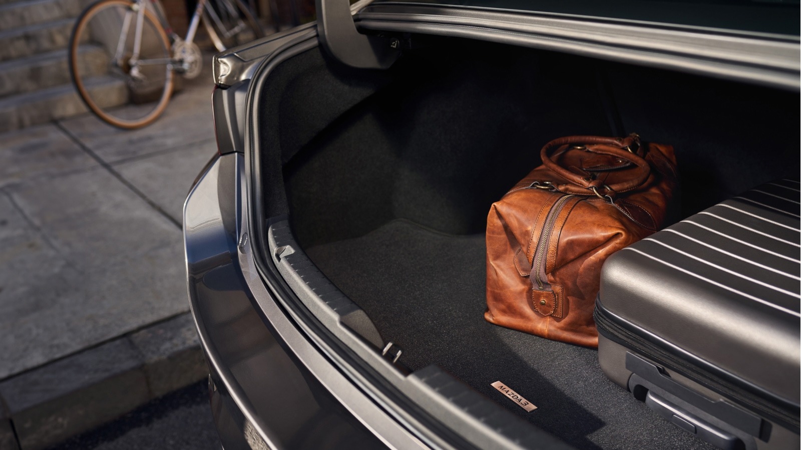 2025 MAZDA3 Sedan Rear Cargo Space