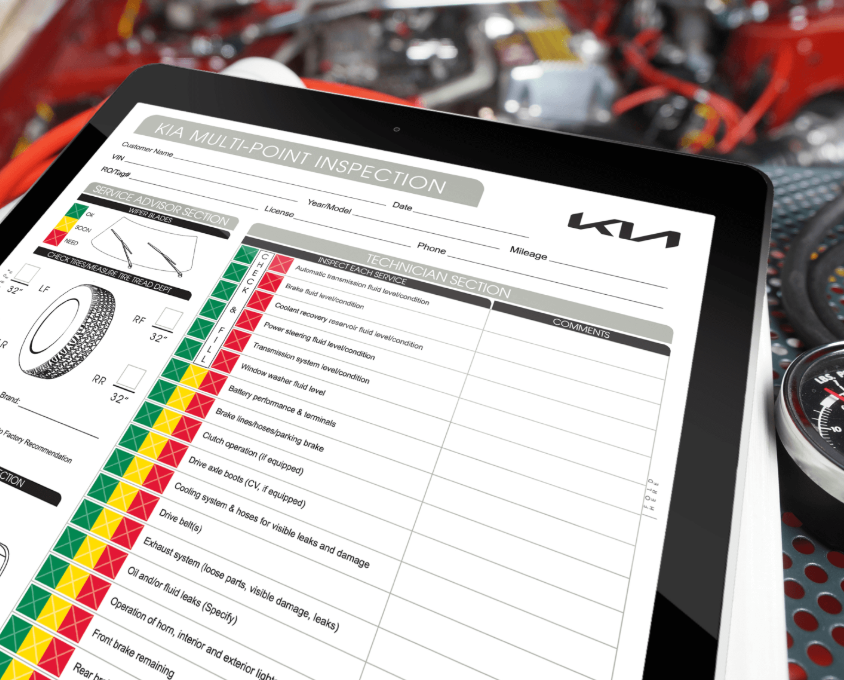 Kia Multi-Point Inspection