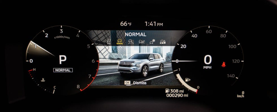 2025 Mitsubishi Outlander Digital Instrument Cluster