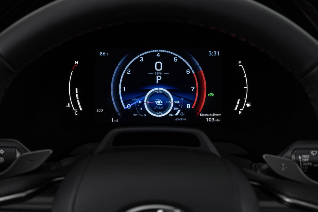2025 Lexus RX 350 Digital Instrument Cluster