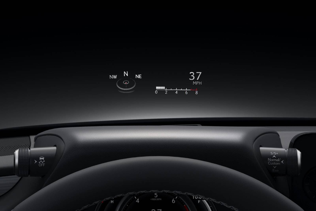 2025 Lexus ES 300h Head-Up Display