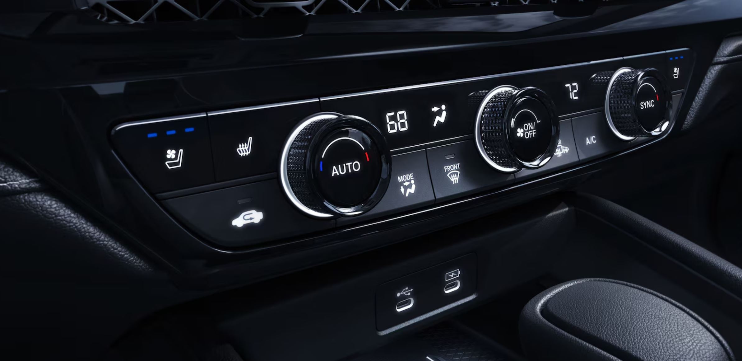 2025 Honda Accord Hybrid Automatic Climate Control System