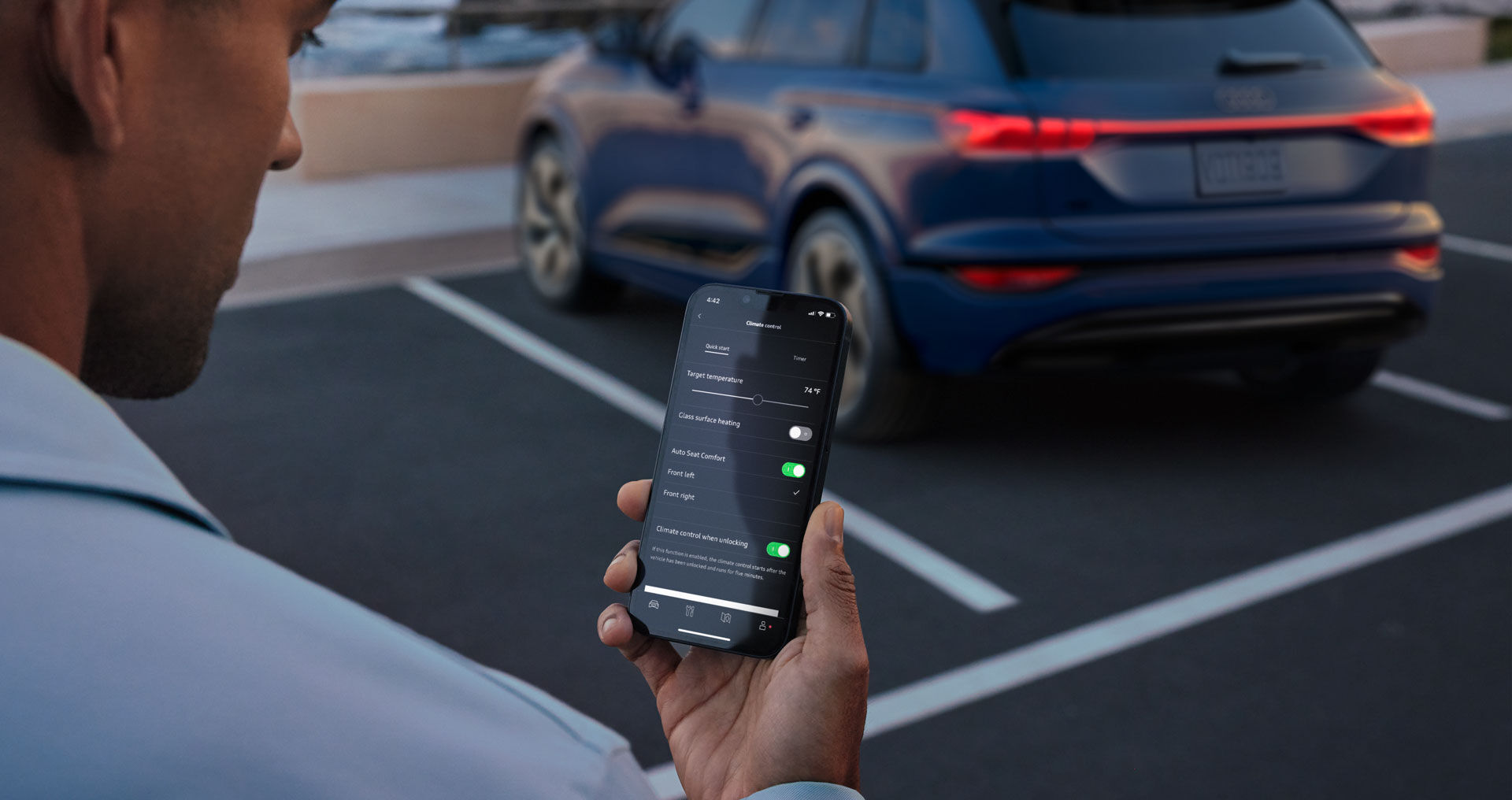 2025 Audi Q6 e-tron myAudi App