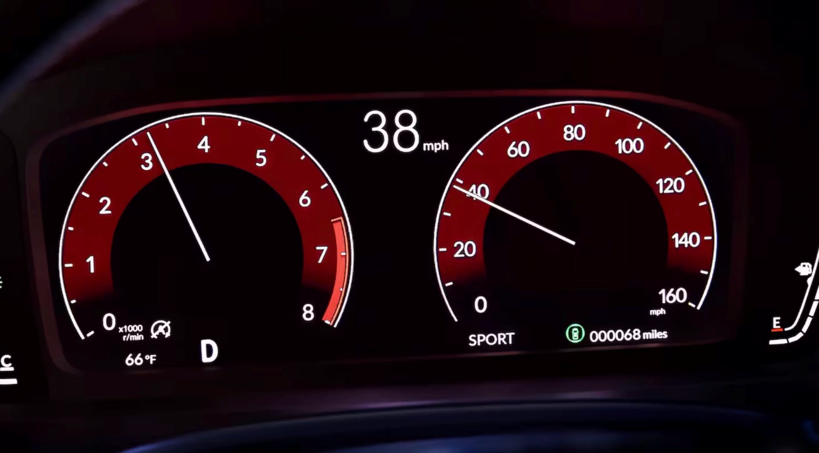 2025 Honda Civic Hatchback Hybrid Display