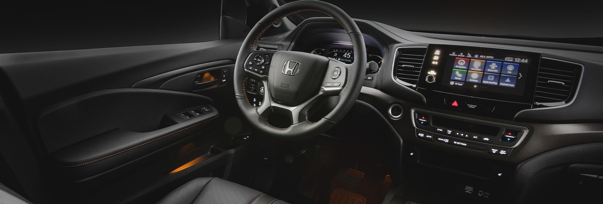 2025 Honda Passport Front Row With Ambient Light