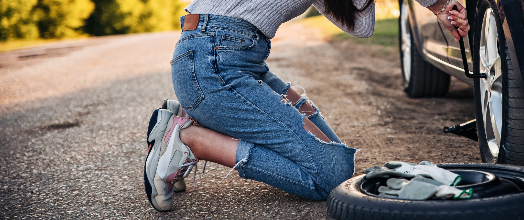 How to Change a Flat Tire in Bloomington, IN