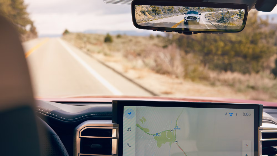 2025 Toyota Sequoia Digital Rearview Mirror