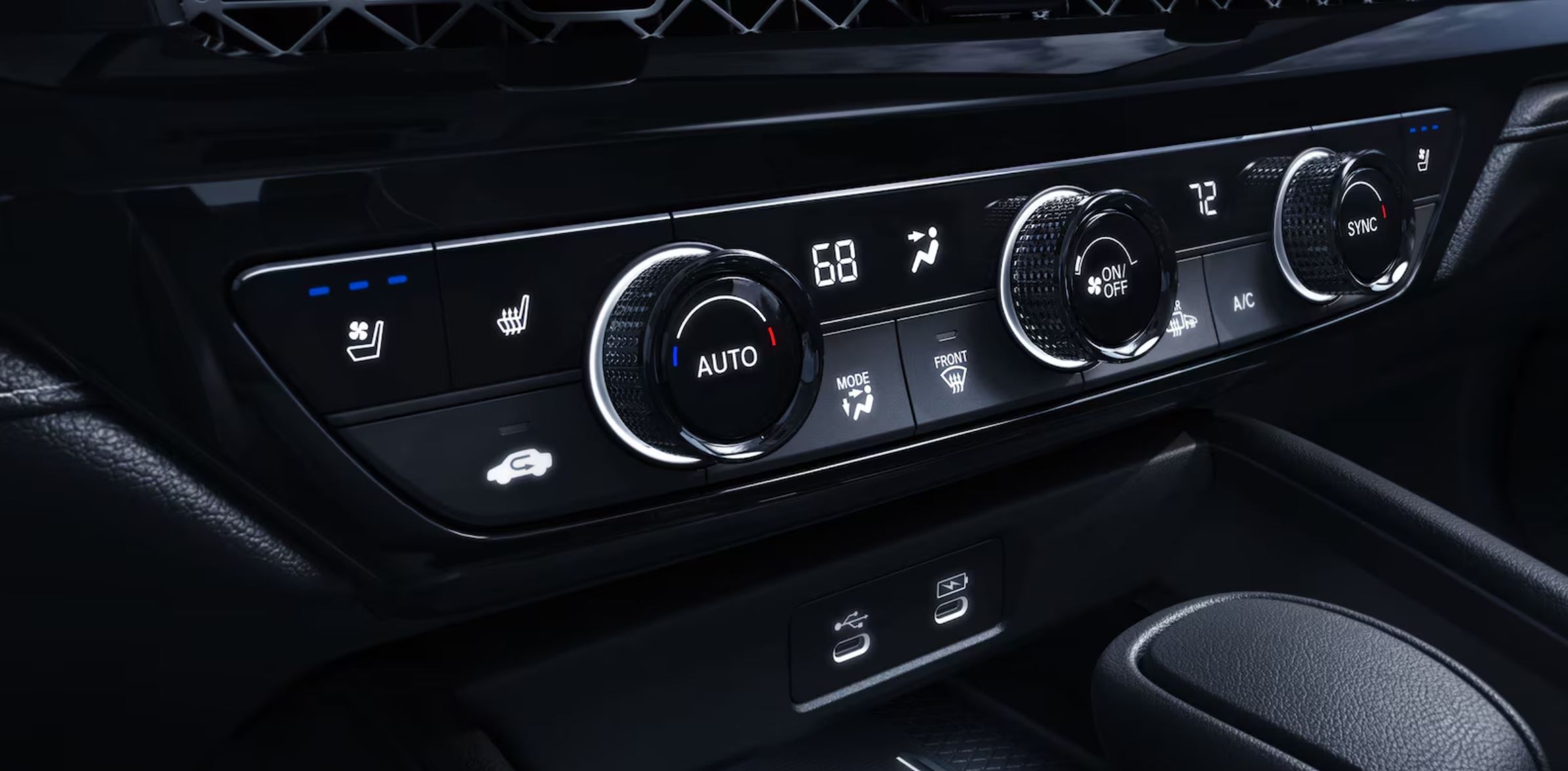 2025 Honda Accord Climate controls