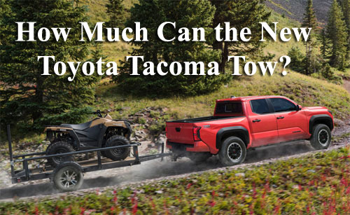 Tacoma Towing a boat