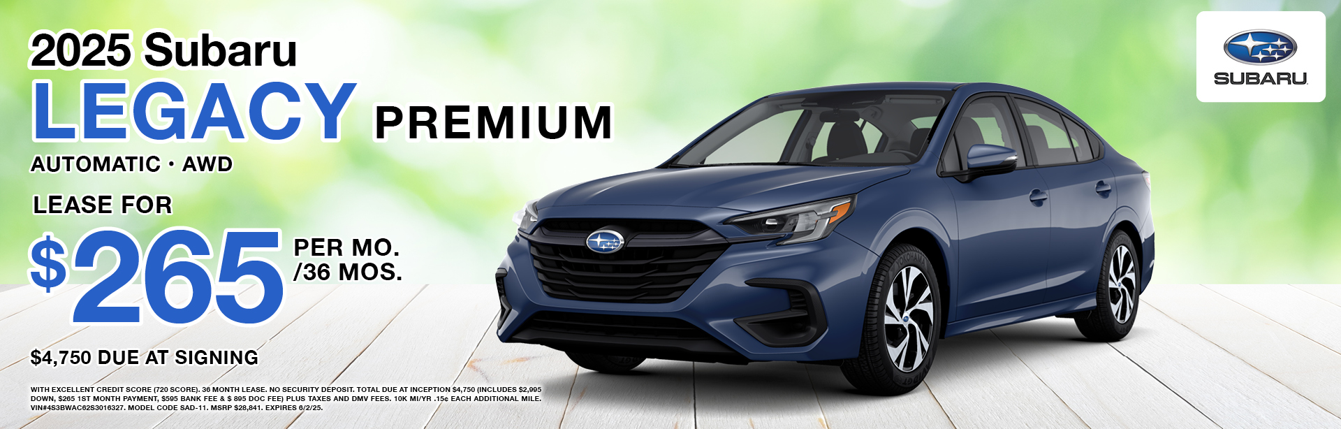 New Subaru Vehicle Specials in NJ | Subaru of Morristown