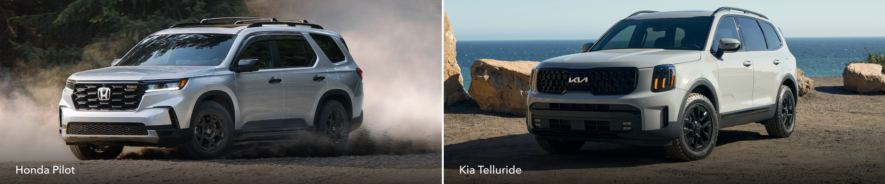 Honda Pilot Vs. Kia Telluride comparison