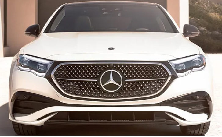 White Mercedes-Benz Sedan