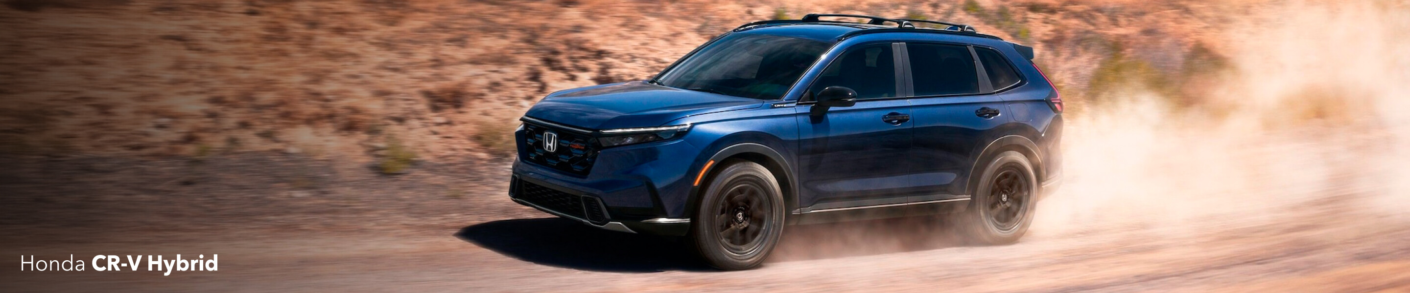 Honda CR-V Driving on Diry Road