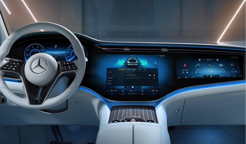 Mercedes-Benz sedan interior