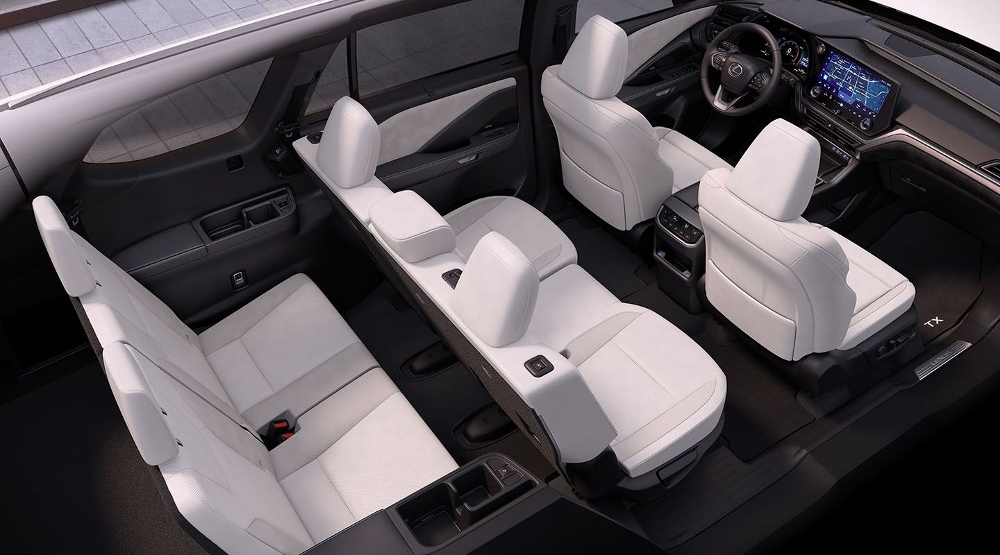 2025 Lexus TX 350 Seating Arrangement