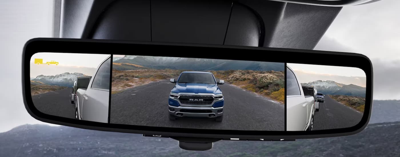 Rearview mirror on a 2025 Ram 2500