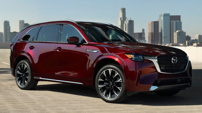 Red Mazda SUV
