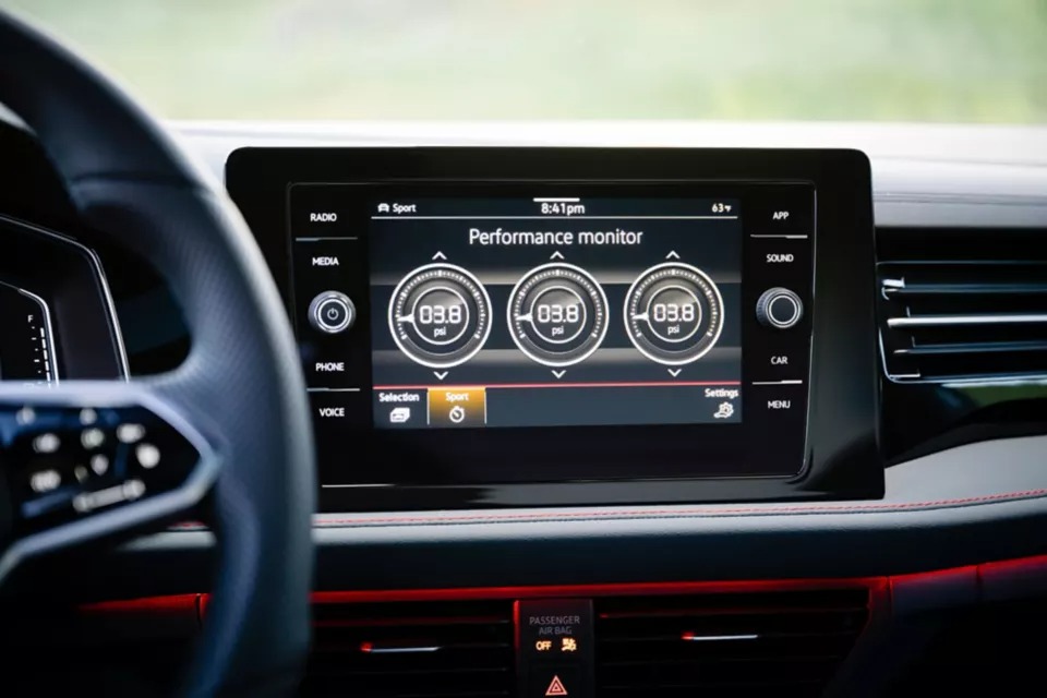 2025 Volkswagen Jetta GLI Performance Monitor