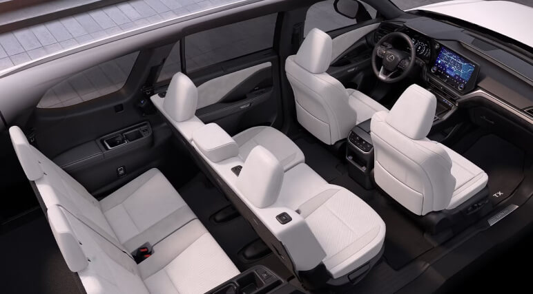 Lexus TX Dimensions: Exterior Length, Interior Legroom & Cargo Space