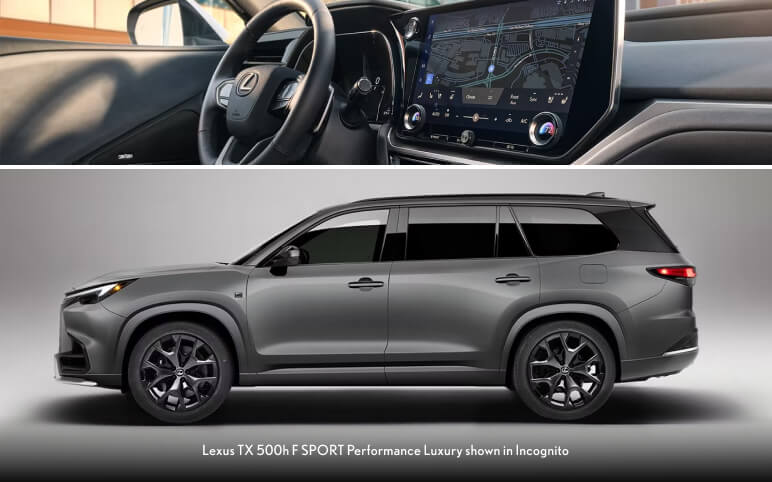 Lexus TX Trims: Gas, Hybrid & Plug-In Hybrid