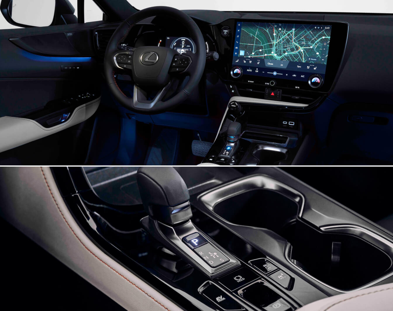 Lexus NX Hybrid Interior Overview: Standard & Available Features