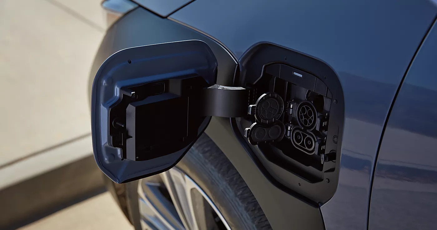 2025 soltera showcasing the charging port