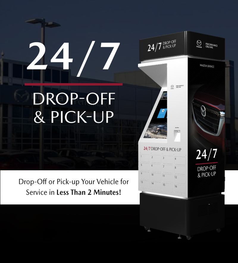 Mazda 24/7 Drop-Off Kiosk