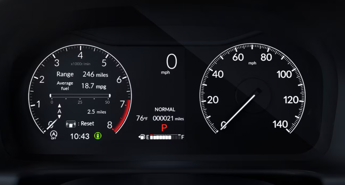Odyssey Digital Instrument Display