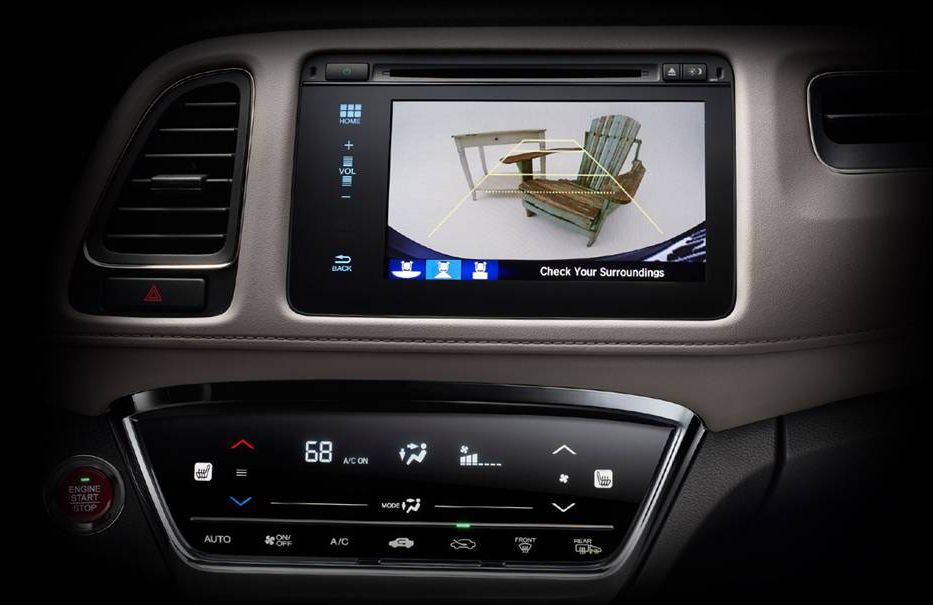 Honda HR-V Multi-Angle Rearview Camera with Guidelines