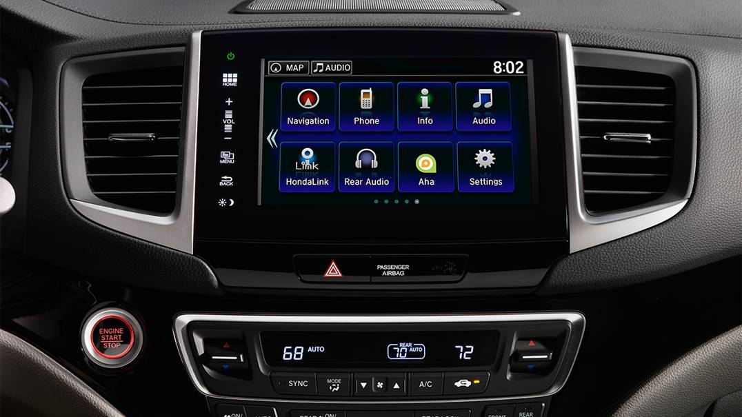 Honda Pilot Audio Display