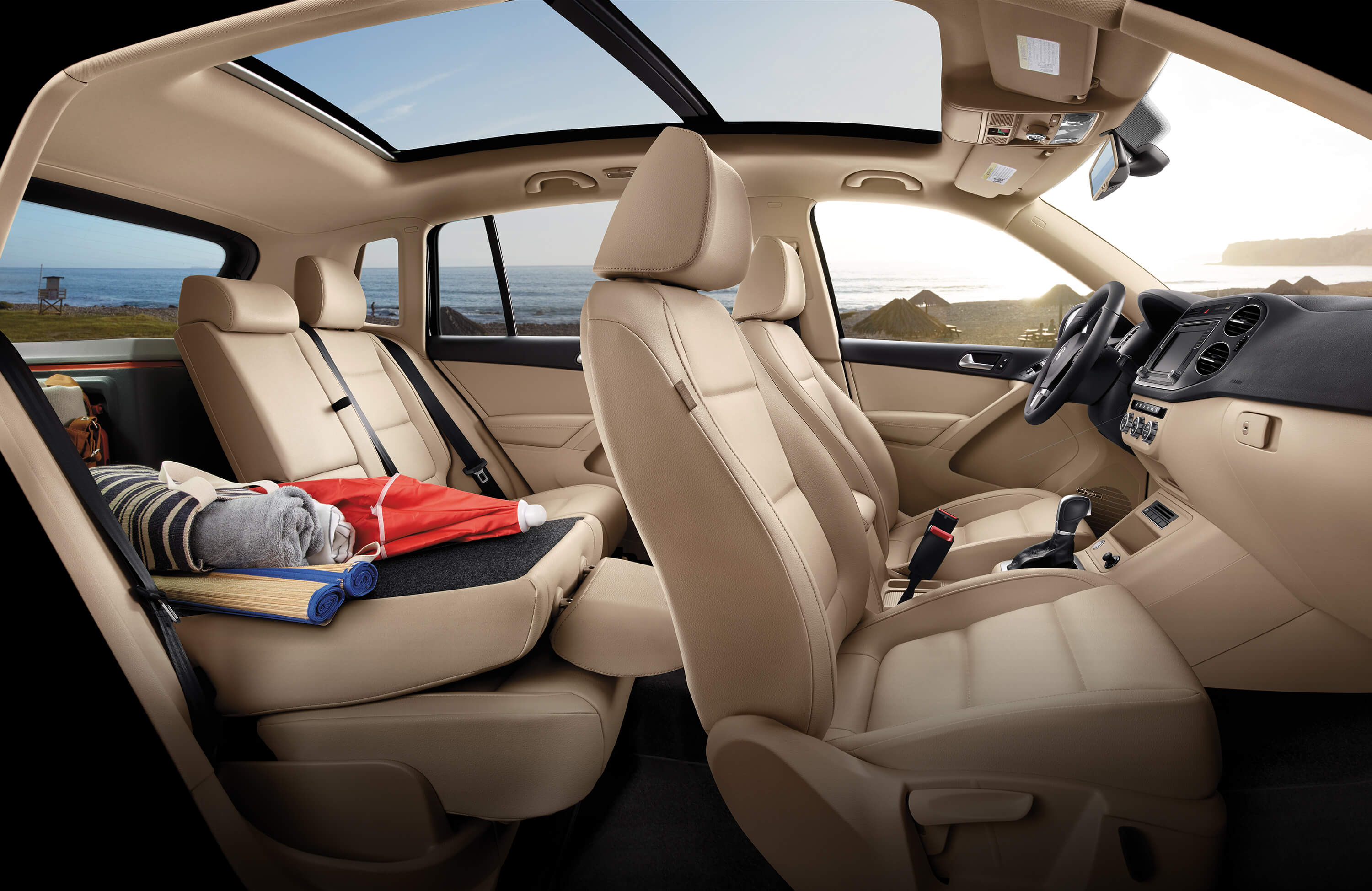 Volkswagen Tiguan 40/20/40 Split-folding Rear Seat