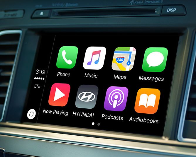 Apple CarPlay in 2017 Hyundai Sonata